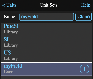 Custom Sets view
